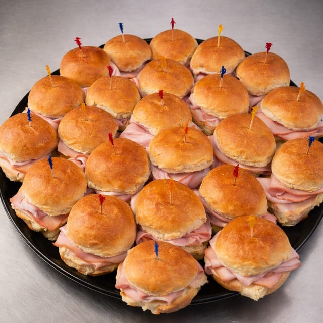 Sliced Turkey Sliders.