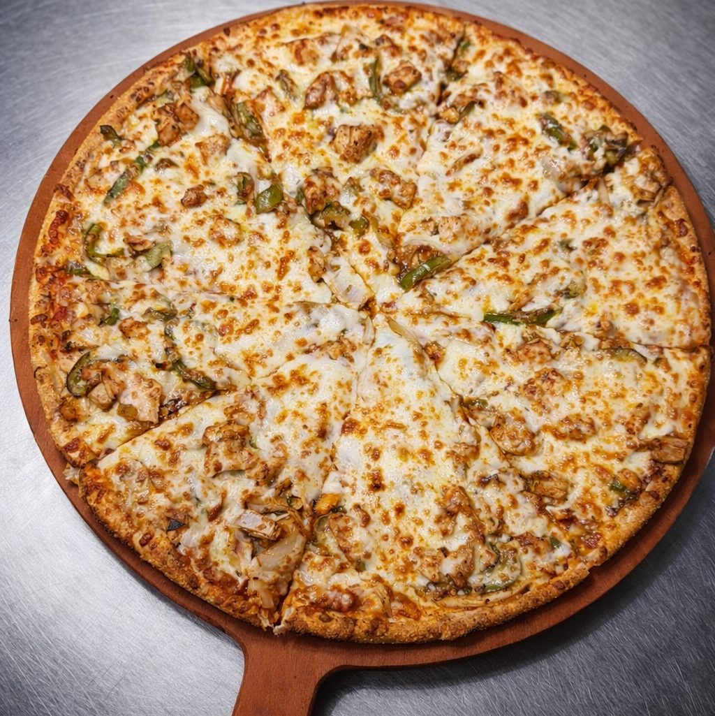 Chicken Fajita Pizza.
