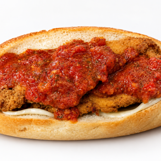 Homemade Chicken Parmesan Sub