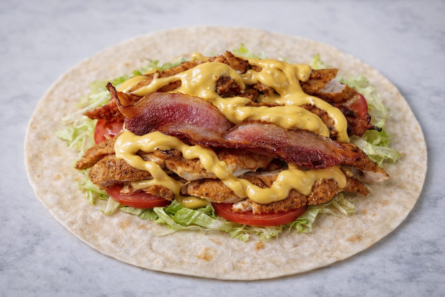 Honey Chicken Club Wrap.