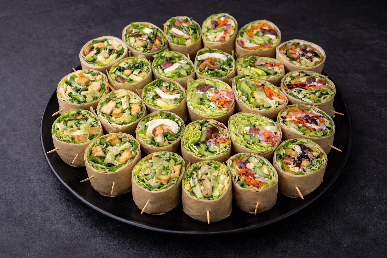 Salad Wrap Platter.