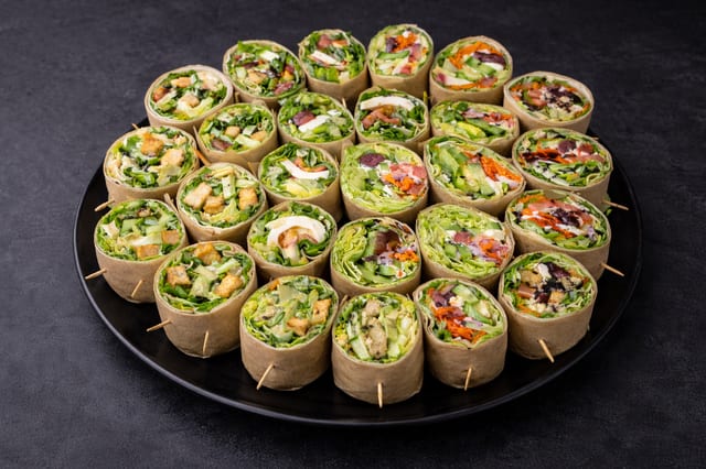 Salad Wrap Platter.