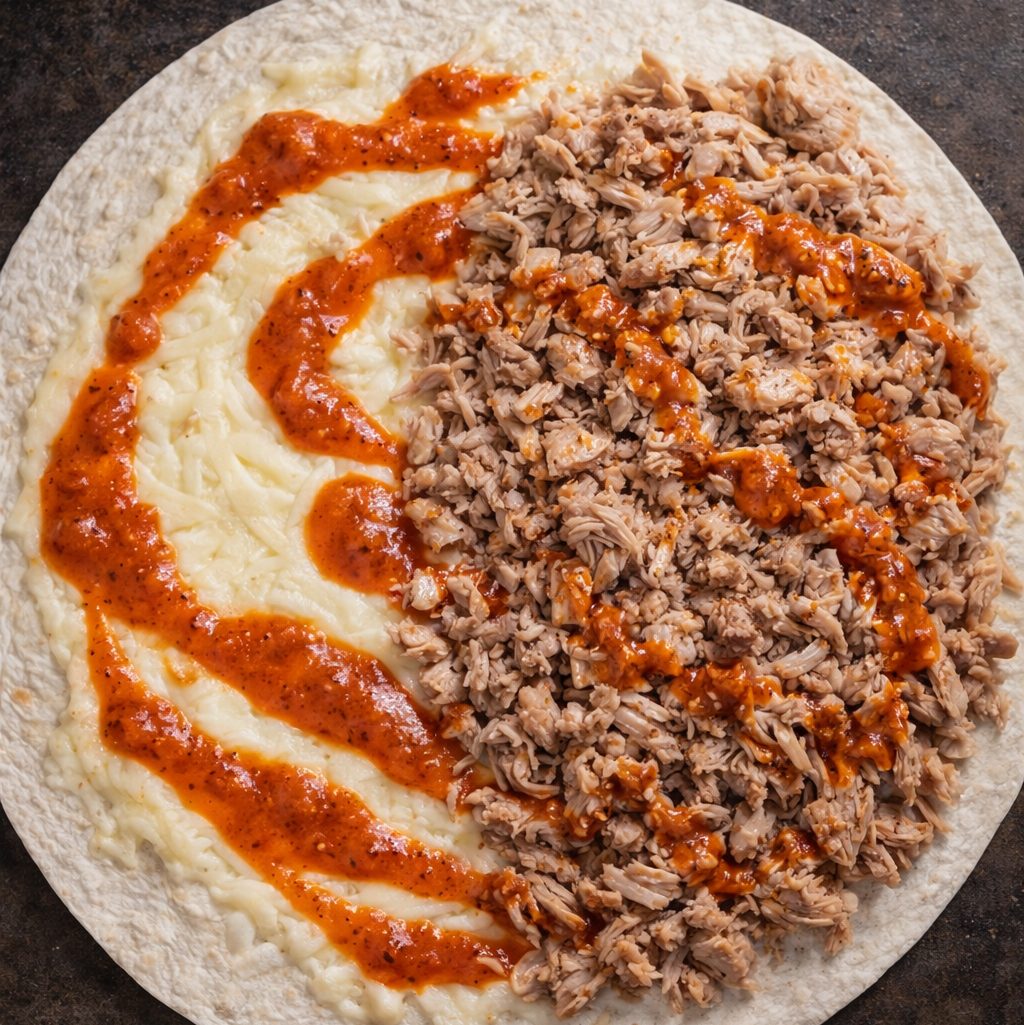 Buffalo Chicken Quesadilla.