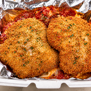Veal Parmesan & Ziti*