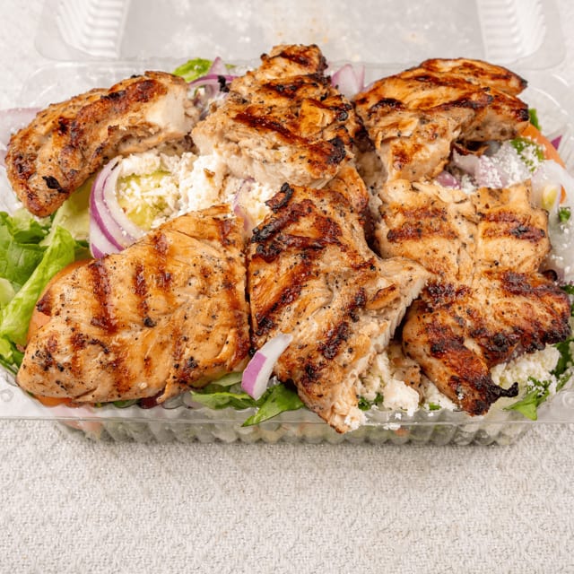 Chicken Kabob Salad.