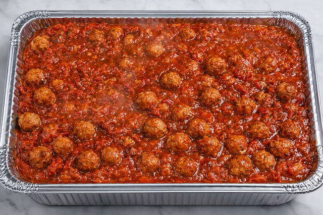Meatballs with Sauce - Half Size.