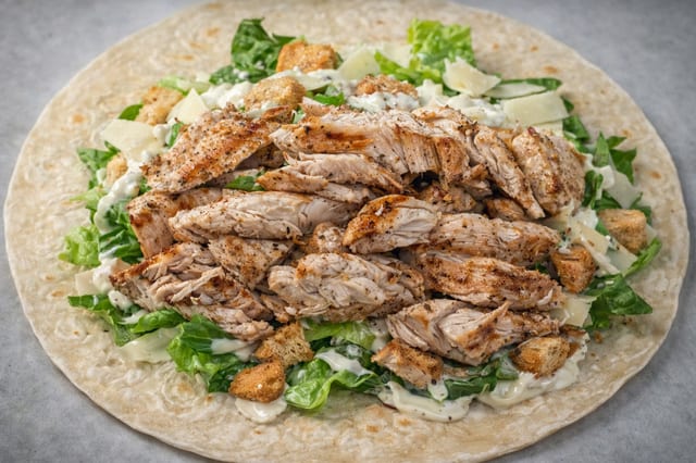 Chicken Caesar Wrap.