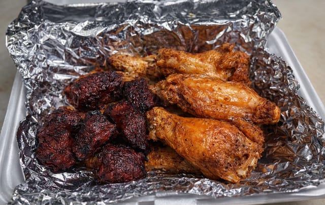 Choice Of 3 Meat Combo Dinner.
