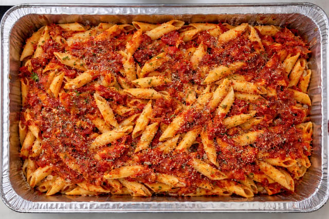 Pasta with Sauce - Half Size.