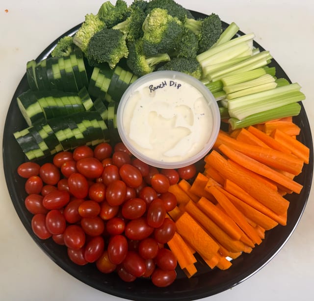 Veggie Platter with Dip.