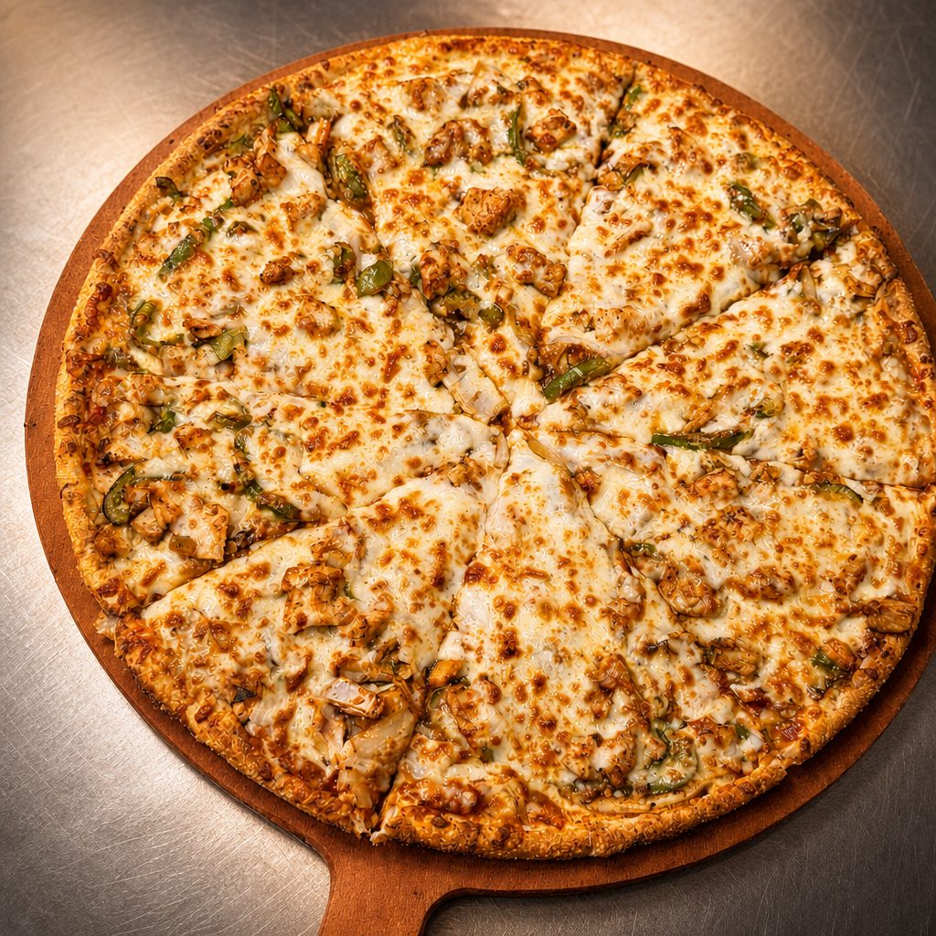 Chicken Fajita Pizza.