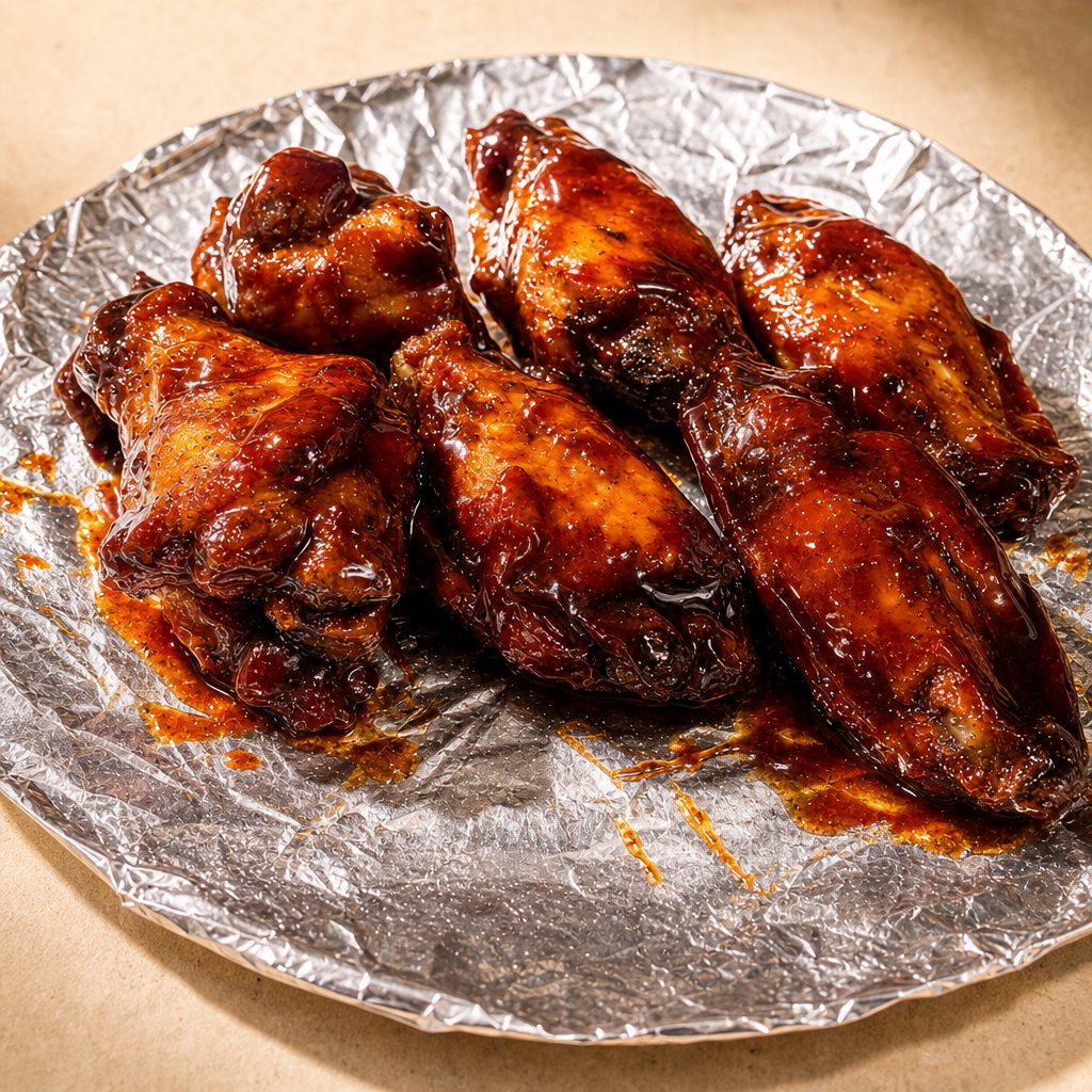 Honey BBQ Chicken Wings.