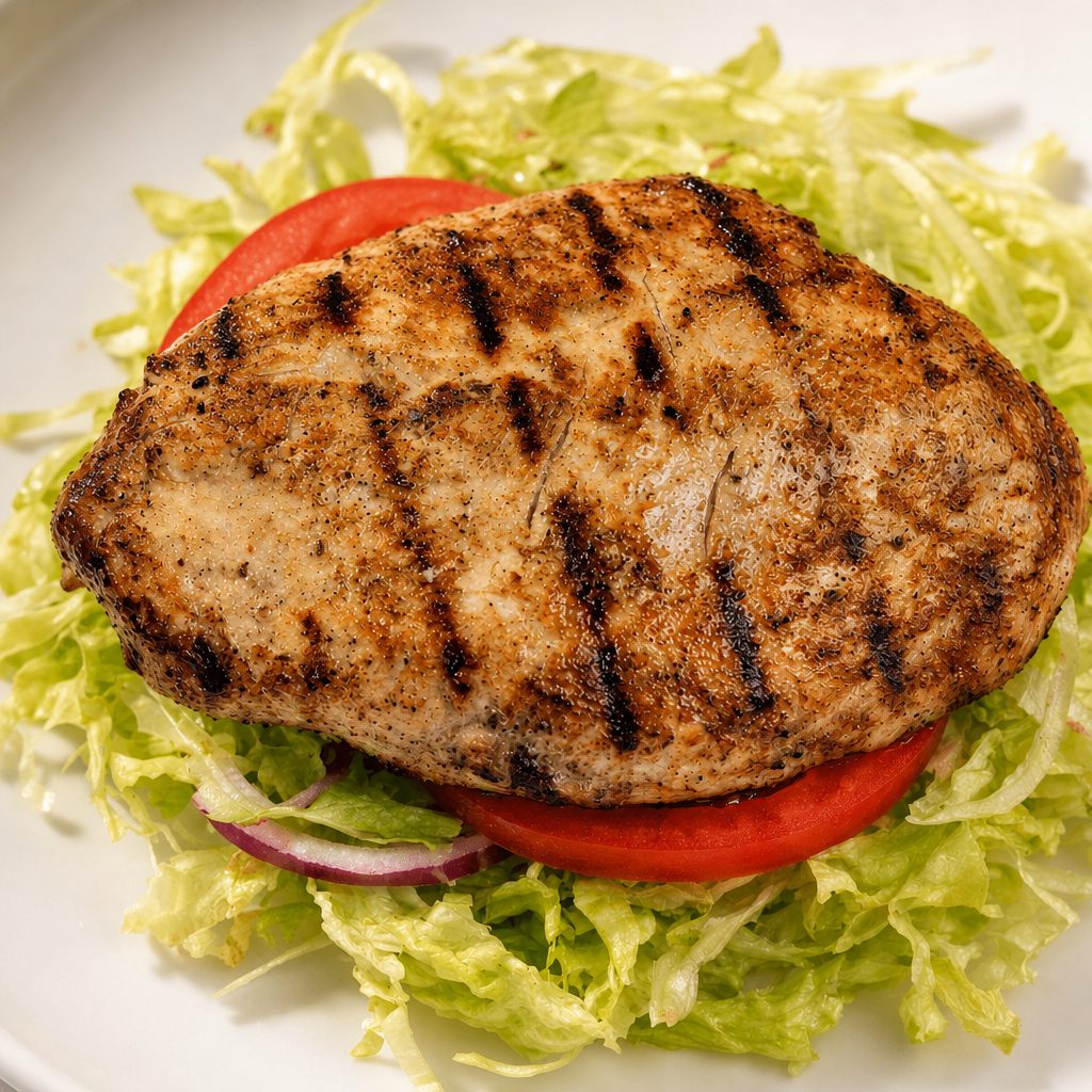 Char-Grilled Chicken Breast Sandwich.