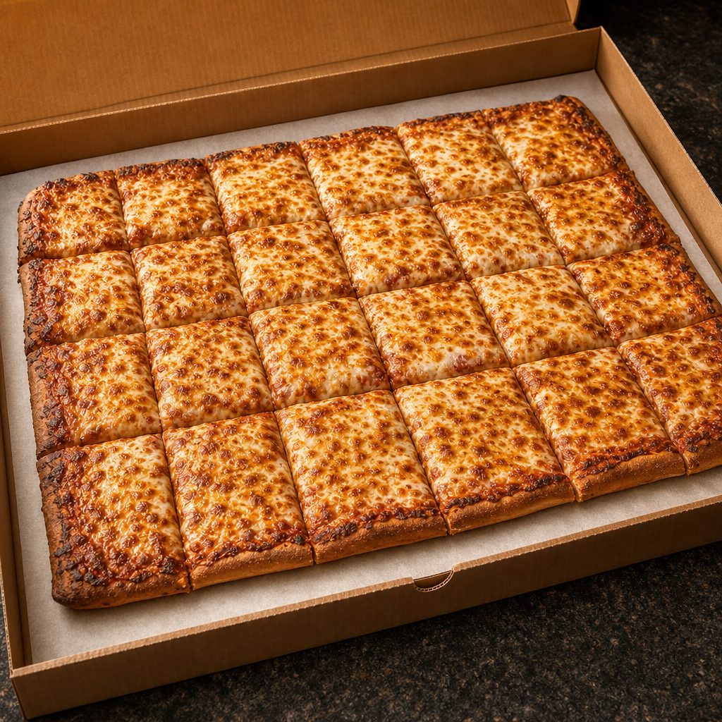 Pete's Extra Large Cheese Party Pizza.