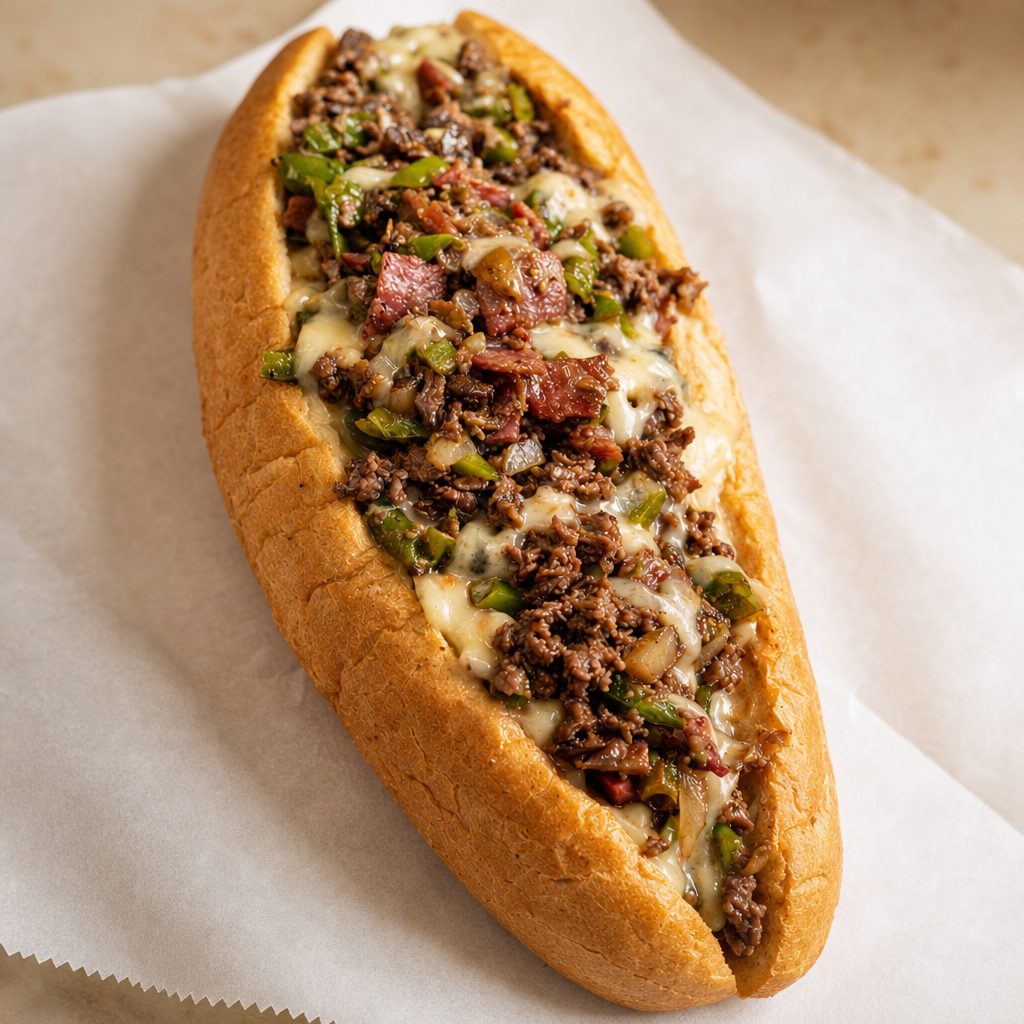 Steak Bomb Sub.