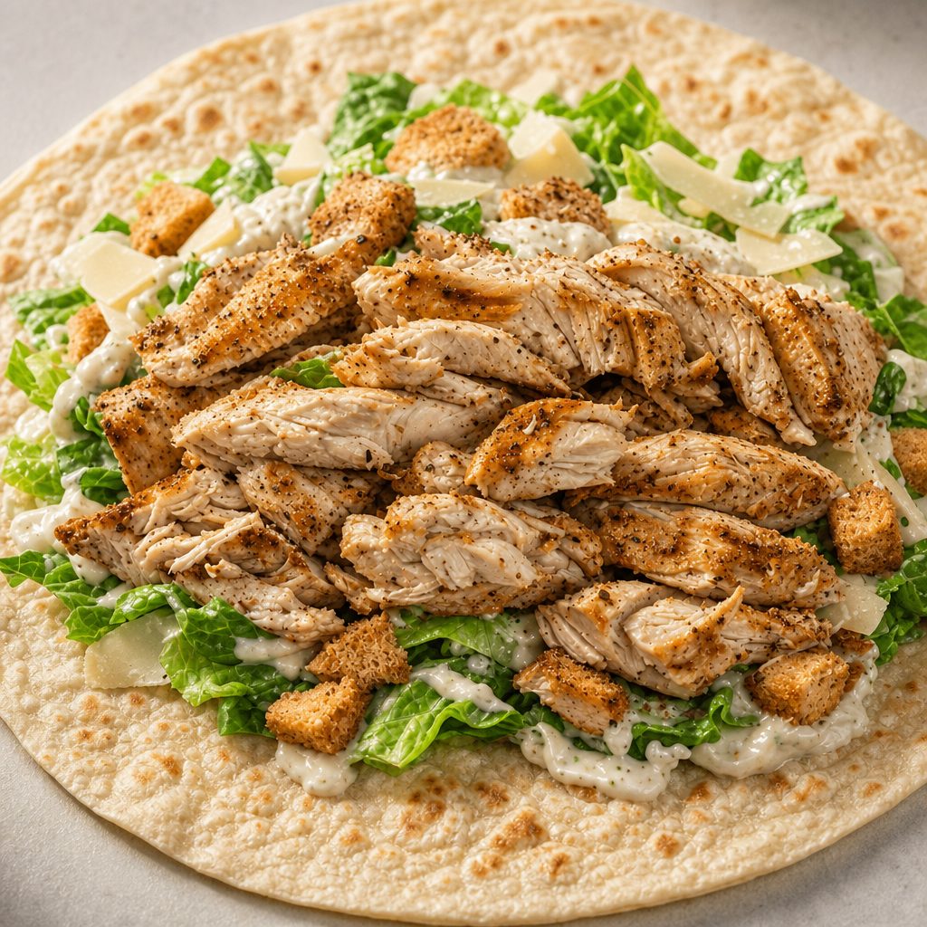 Chicken Caesar Wrap.