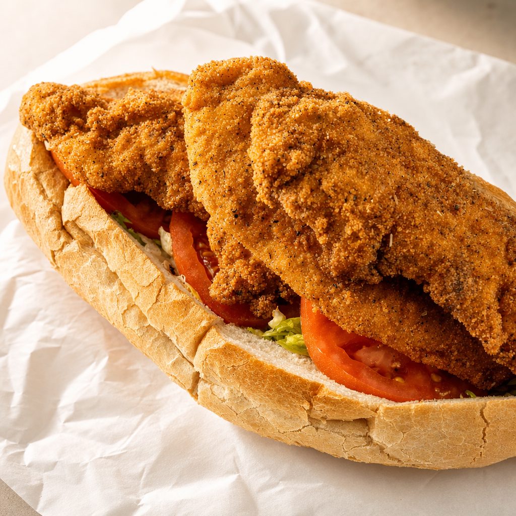 Homemade Honey Mustard Chicken Tenders Sub.