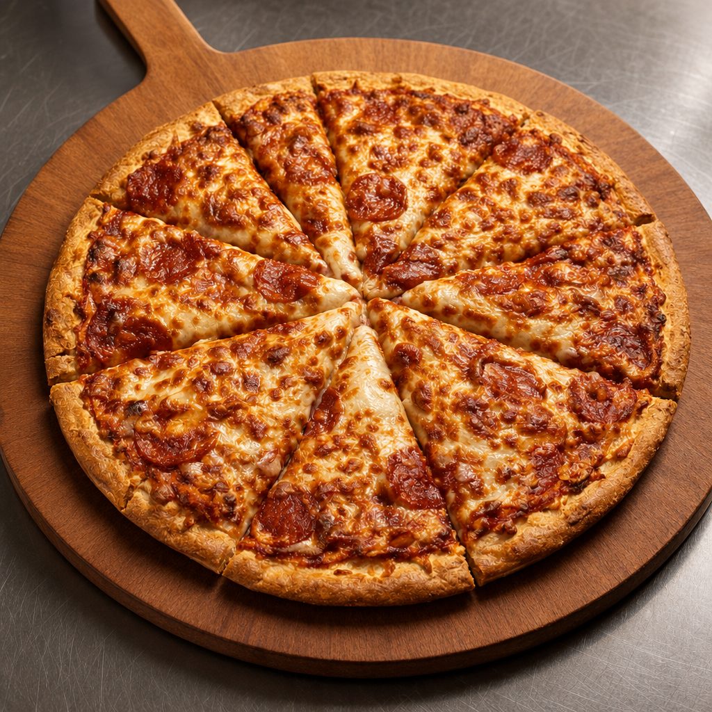 Gluten Free Pepperoni Pizza.