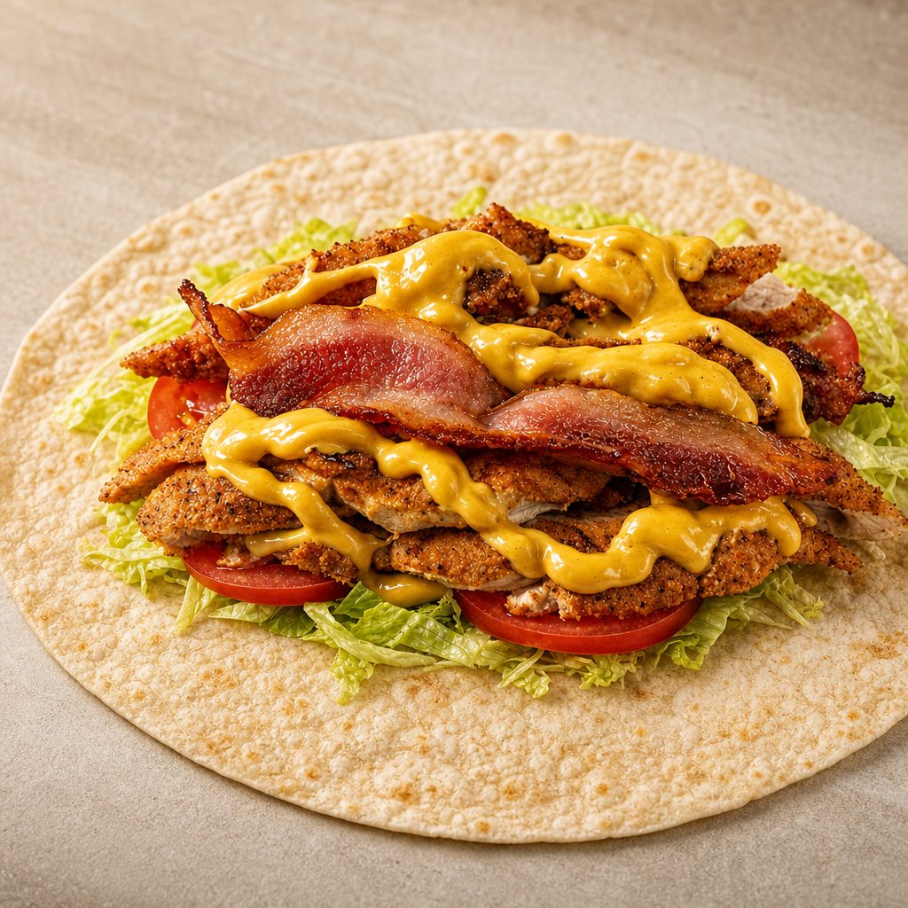 Honey Chicken Club Wrap.