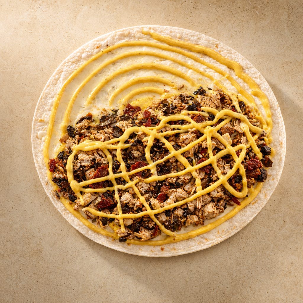Honey Chicken Quesadilla.