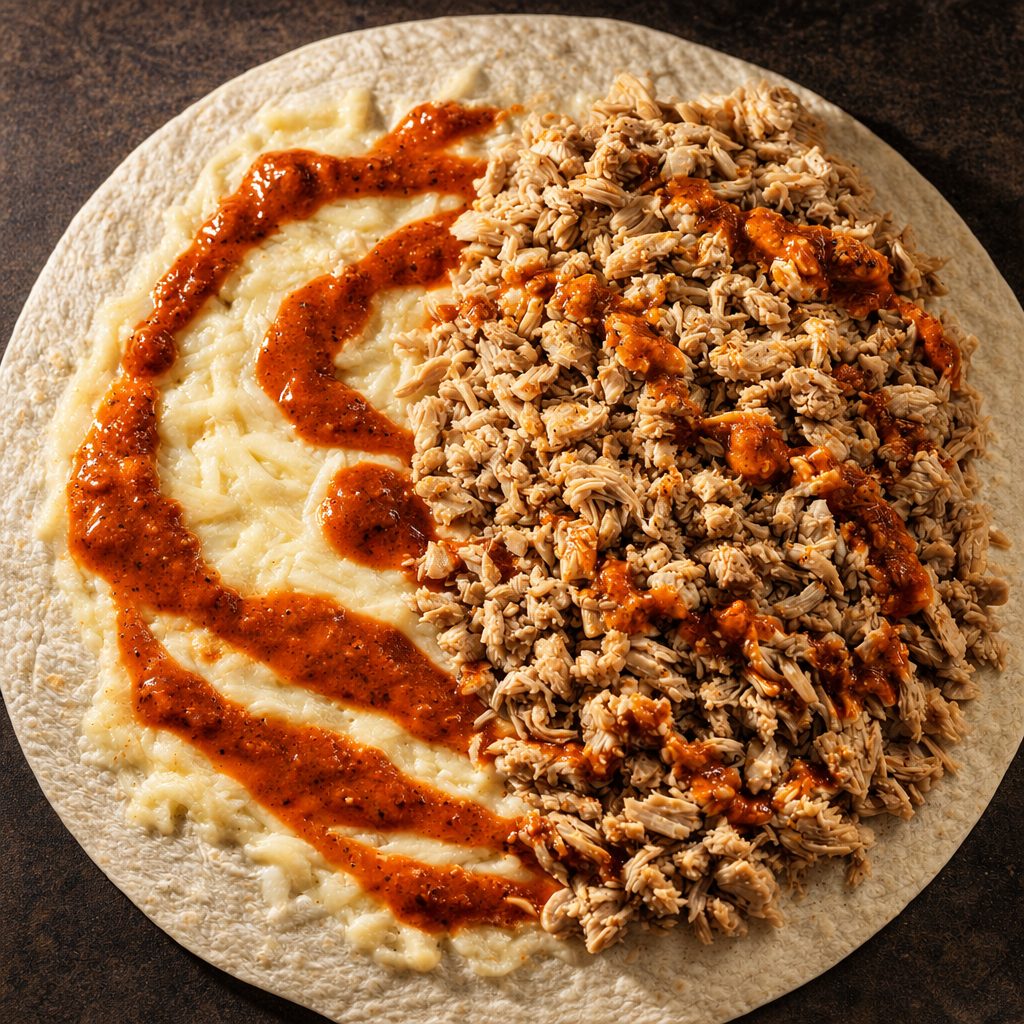 Buffalo Chicken Quesadilla.