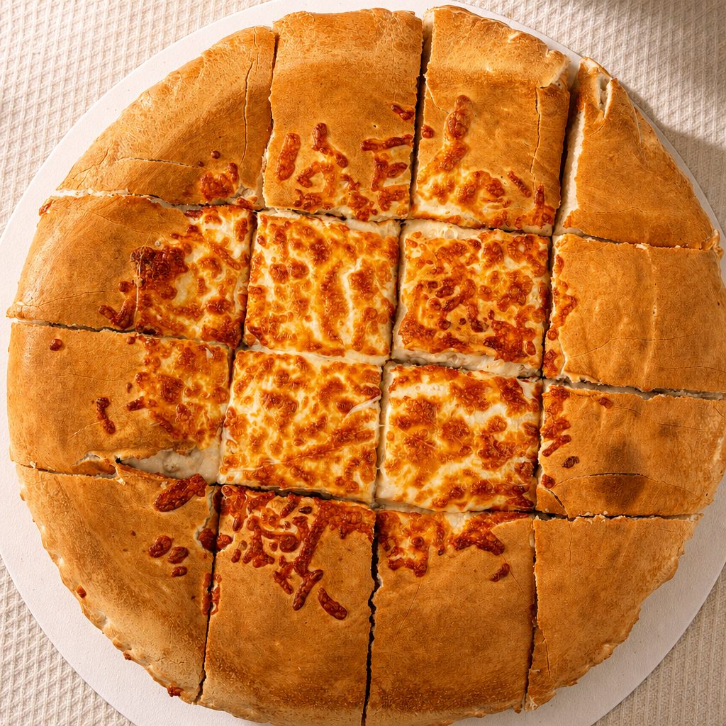 Chicken Kabob Calzone.