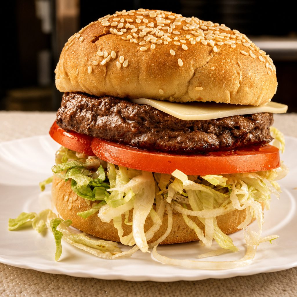 Cheeseburger (Fresh Angus) Dinner.