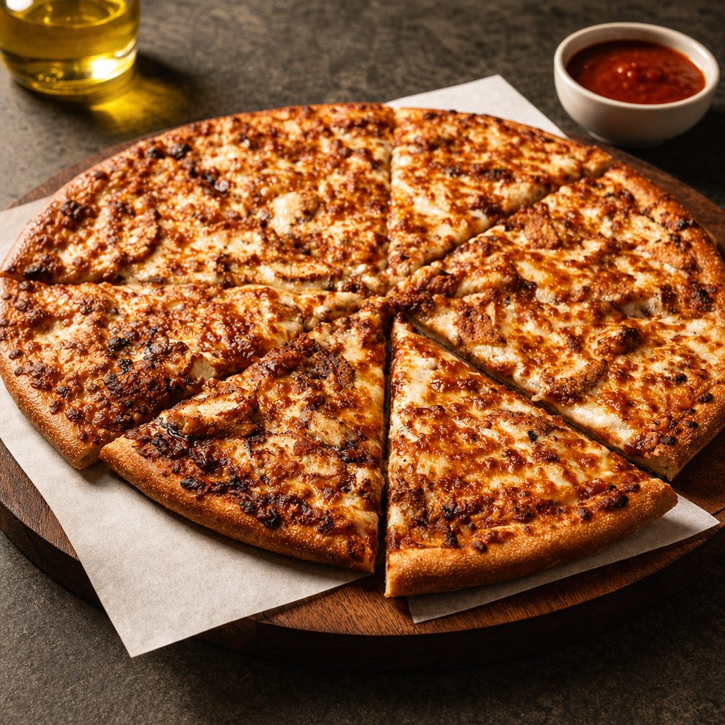 Honey BBQ Chicken Pizza.